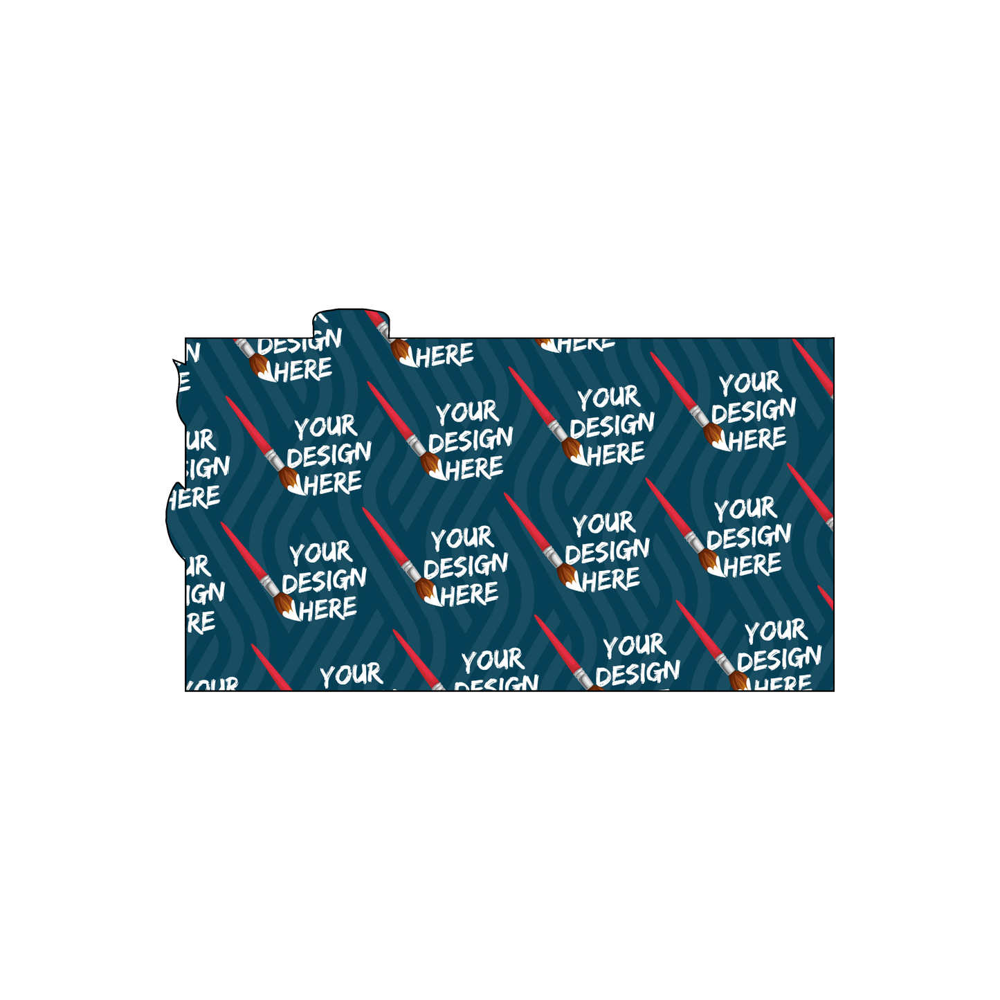 Custom Plastic 3.5" x 2" Ridged Cards