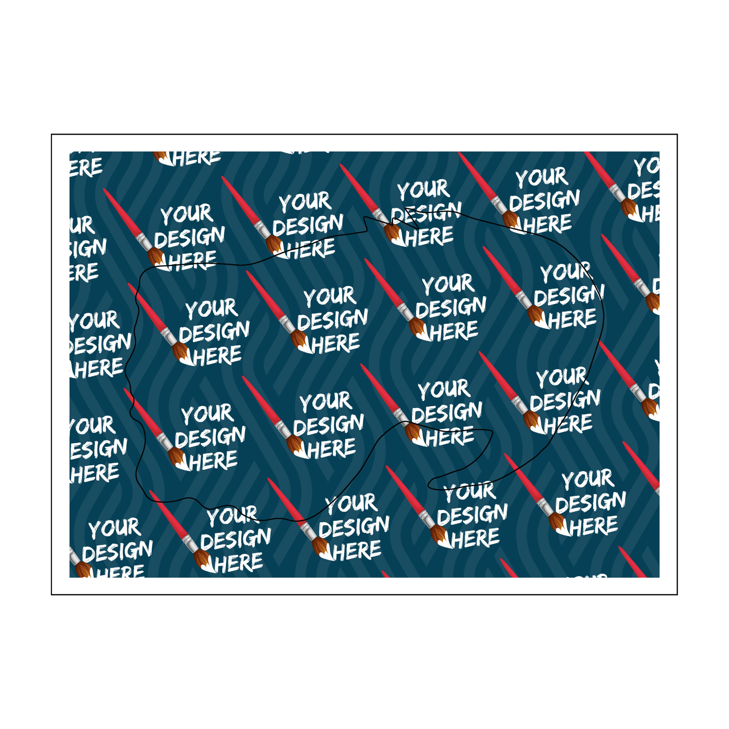 Custom Plastic 3.25" x 2.125" Parrot Shape Punch-Out Cards