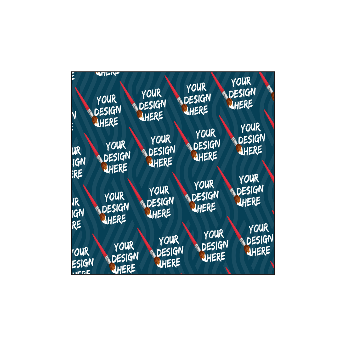 Custom Plastic 1.7" Sharp Corner Square Cards