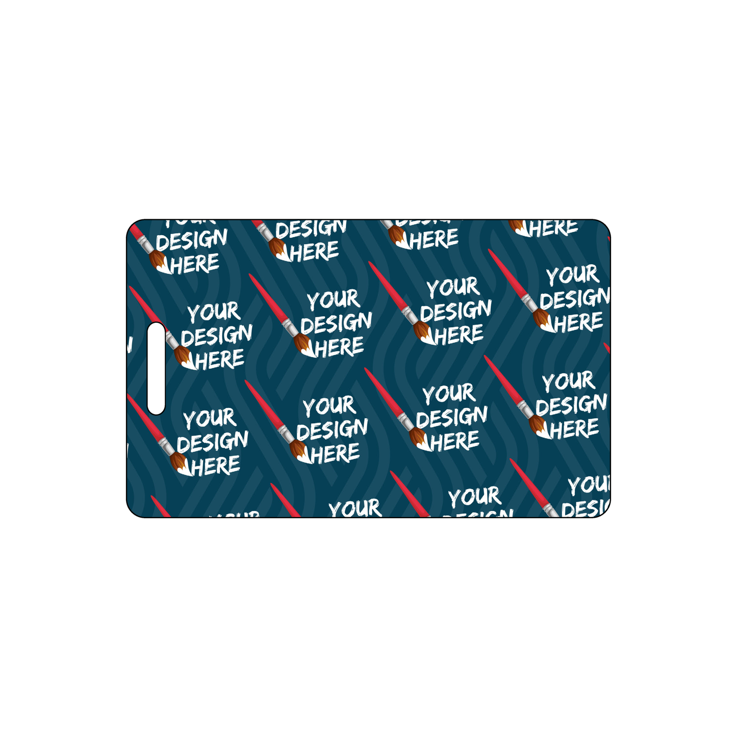 Custom Plastic 3.25" x 2" Small Vertical Badges