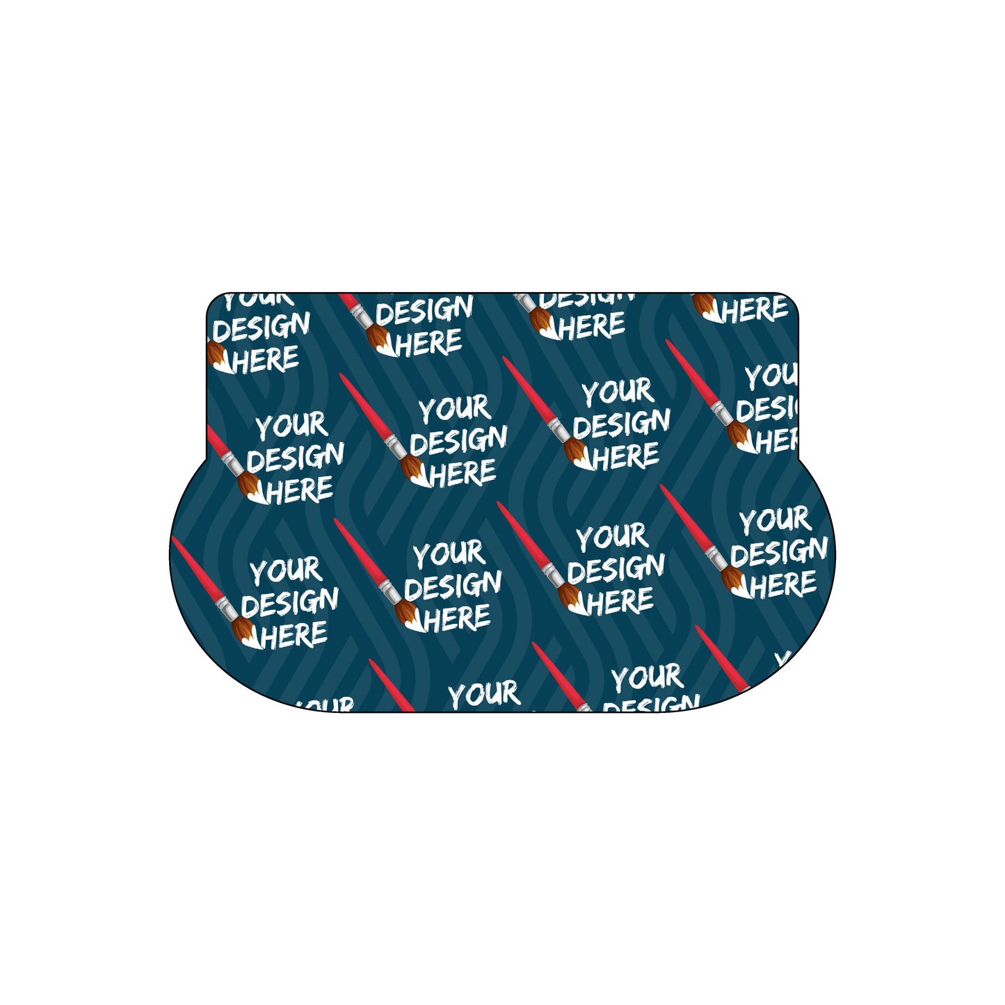 Custom Plastic 2.125" x 3.375" Rounded Bottom Cards