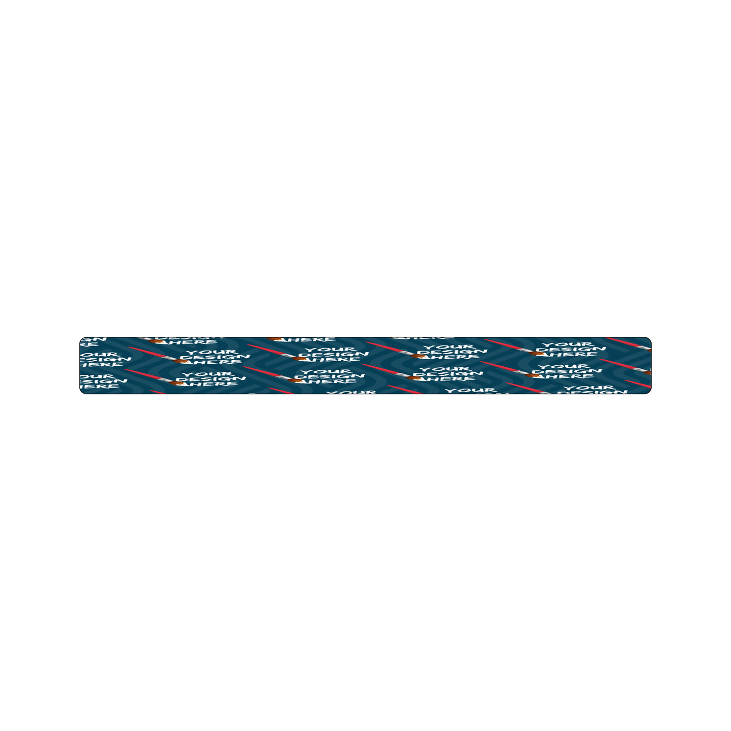 Custom Plastic 1" x 10.125" Long Cards