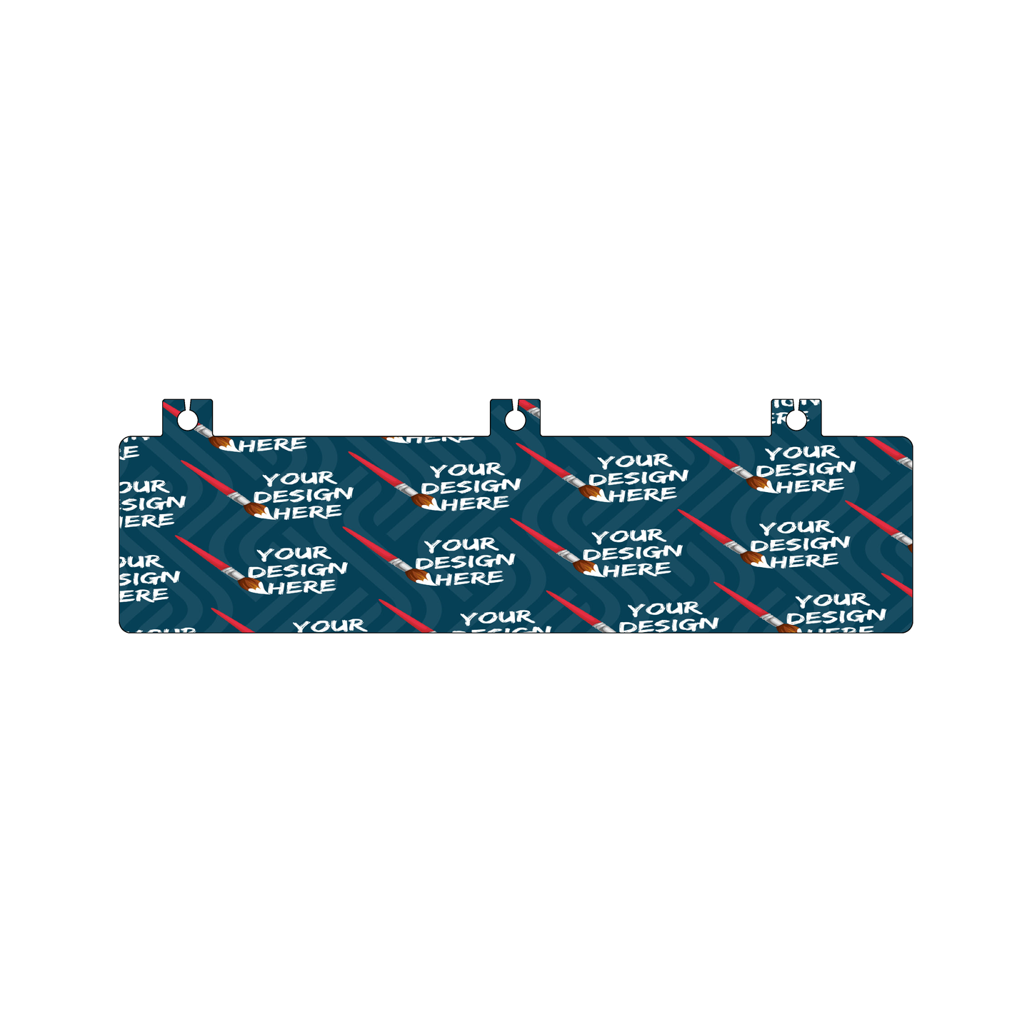 Custom Plastic 8.5" x 2.5" Planner Bookmark
