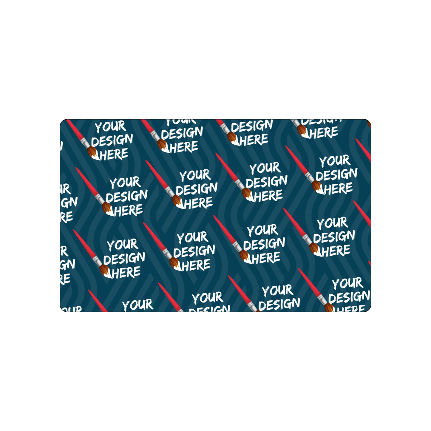 Custom Plastic 5.25" x 3.25" Slight Rounded Invitations