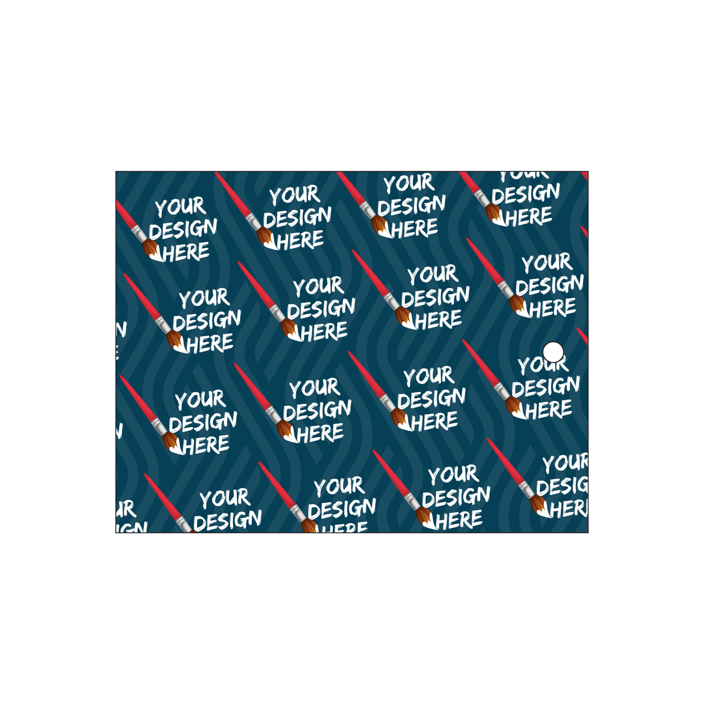 Custom Plastic 3.25" x 4.25" Vertical Tags