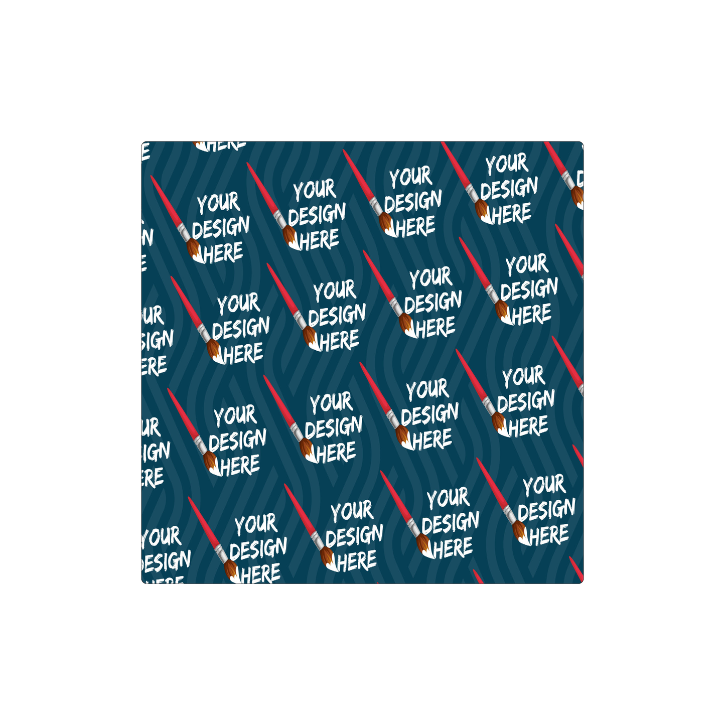 Custom Plastic 9.8425" x 9.8425" Large Square Signage