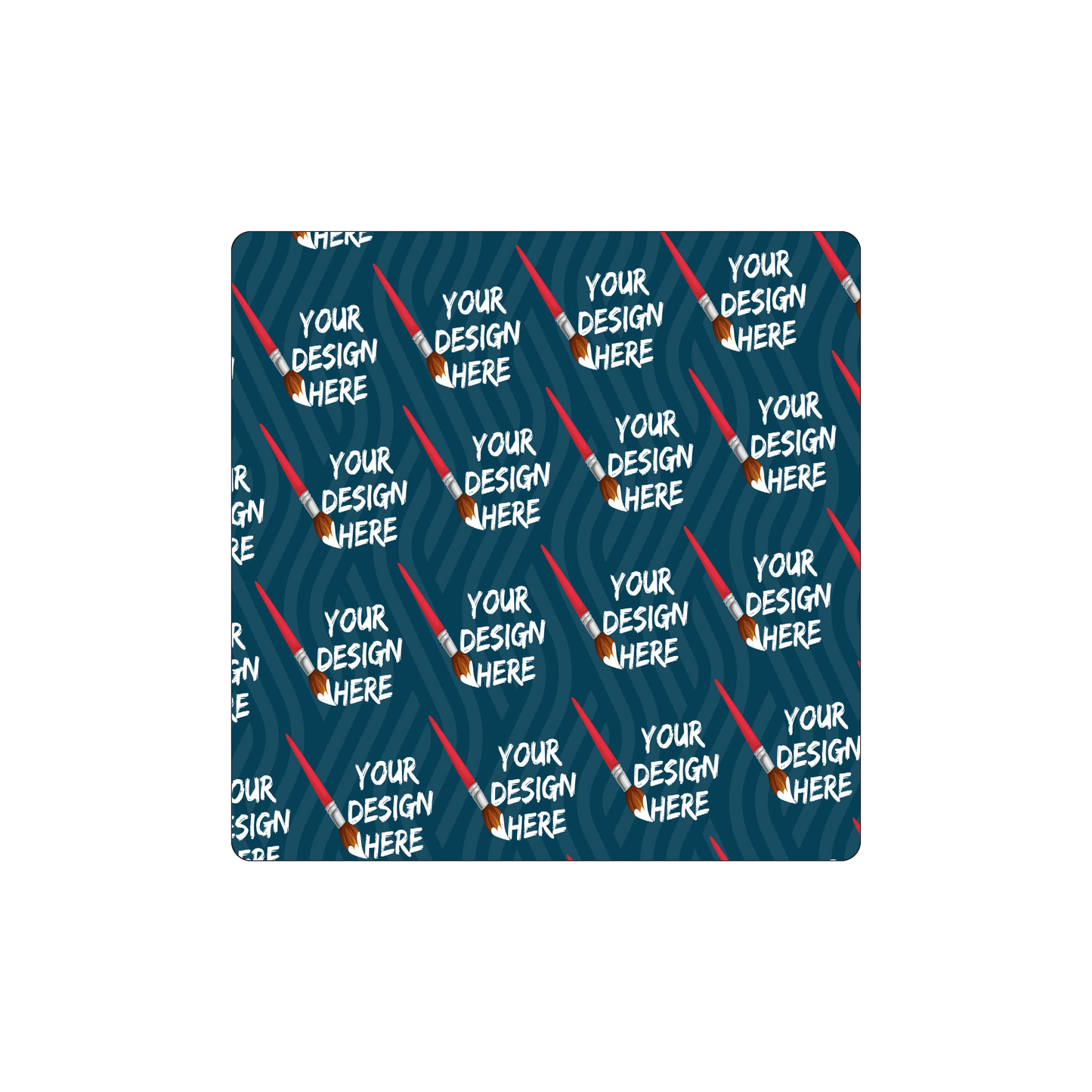 Custom Plastic 6" x 6" Square Signage