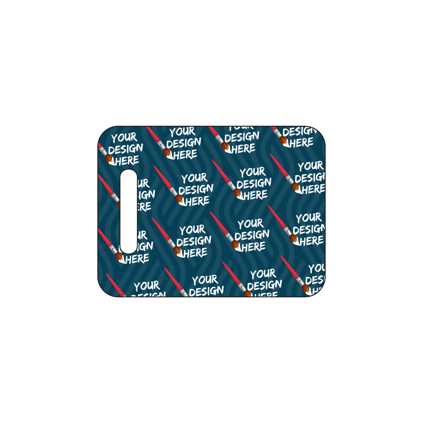 Custom Plastic 2" x 1.5" Small Luggage Tags