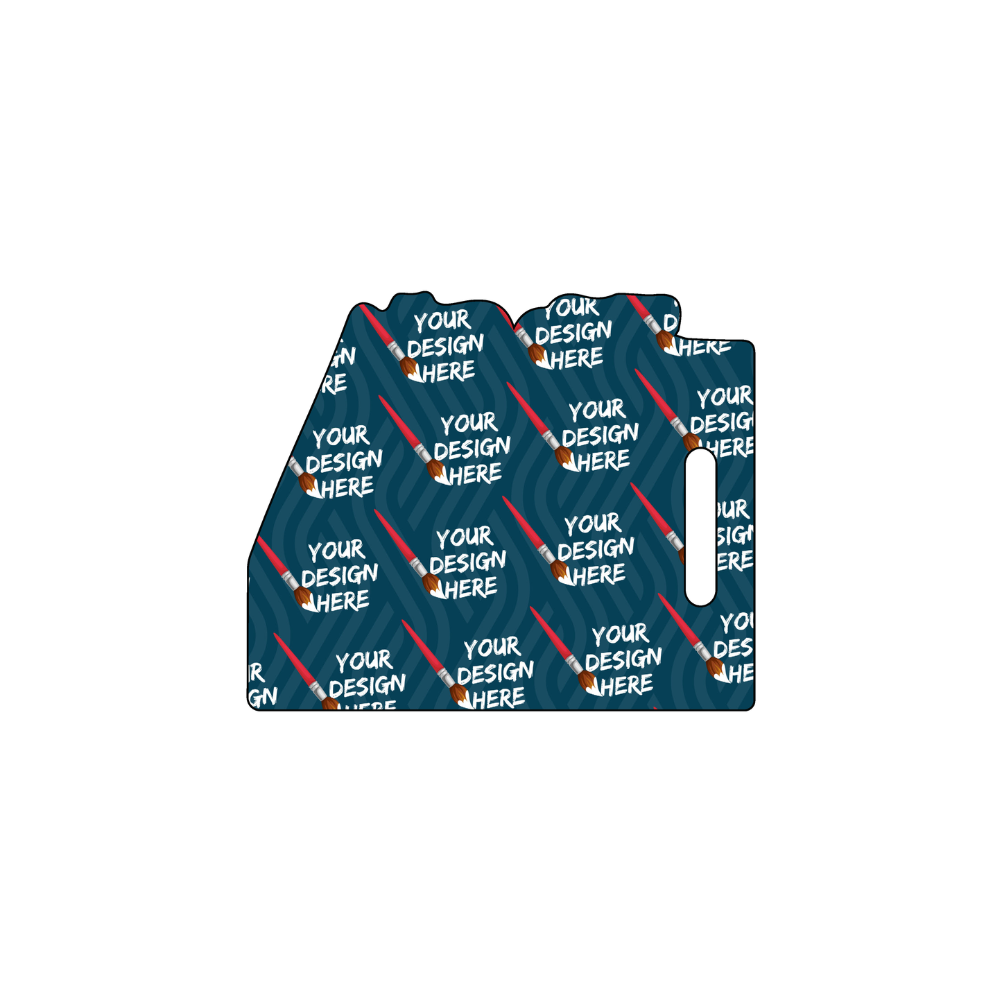 Custom Plastic 2" x 1.65" Arizona Shape Key Tags