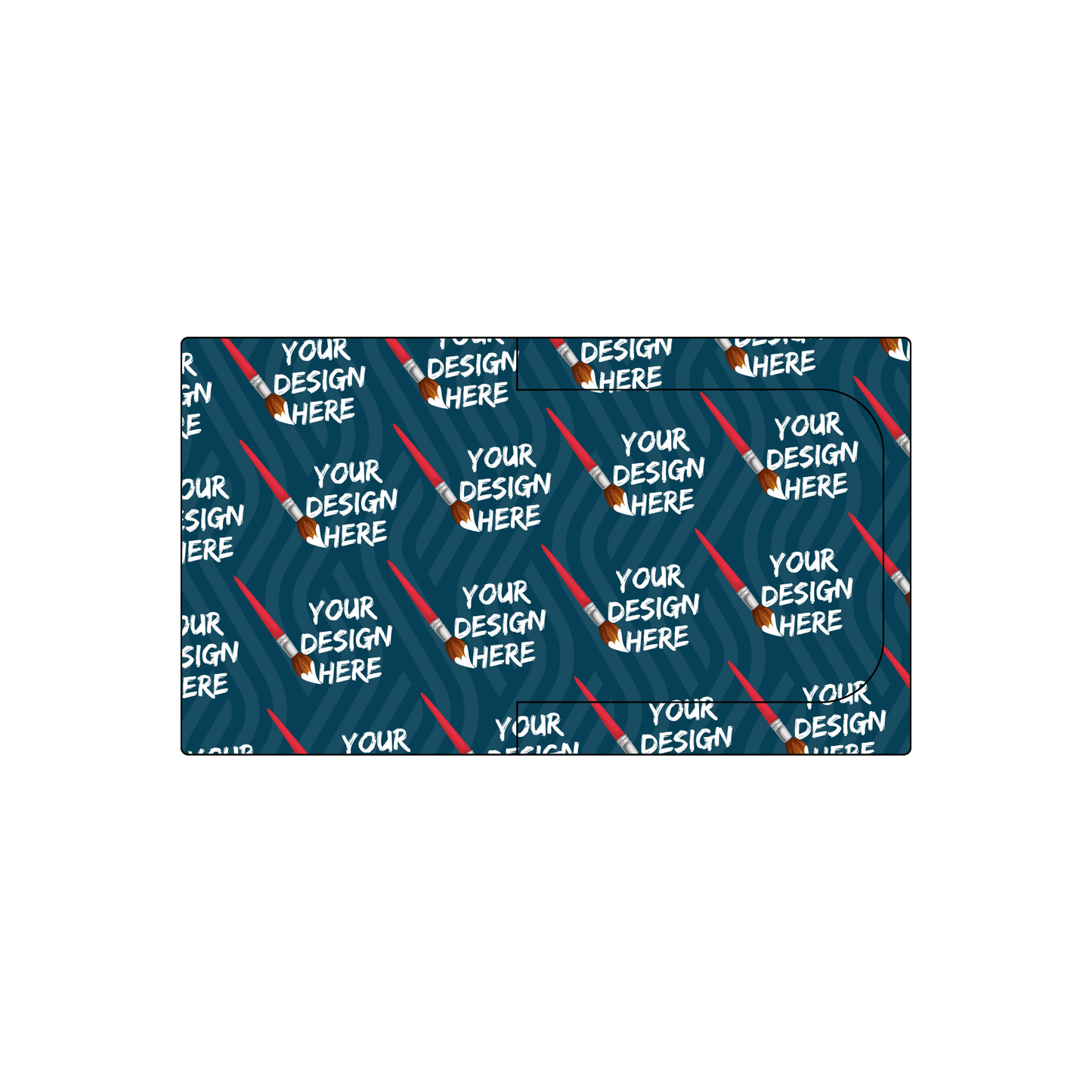 Custom Plastic 3.5" x 2" Stand Up Cards