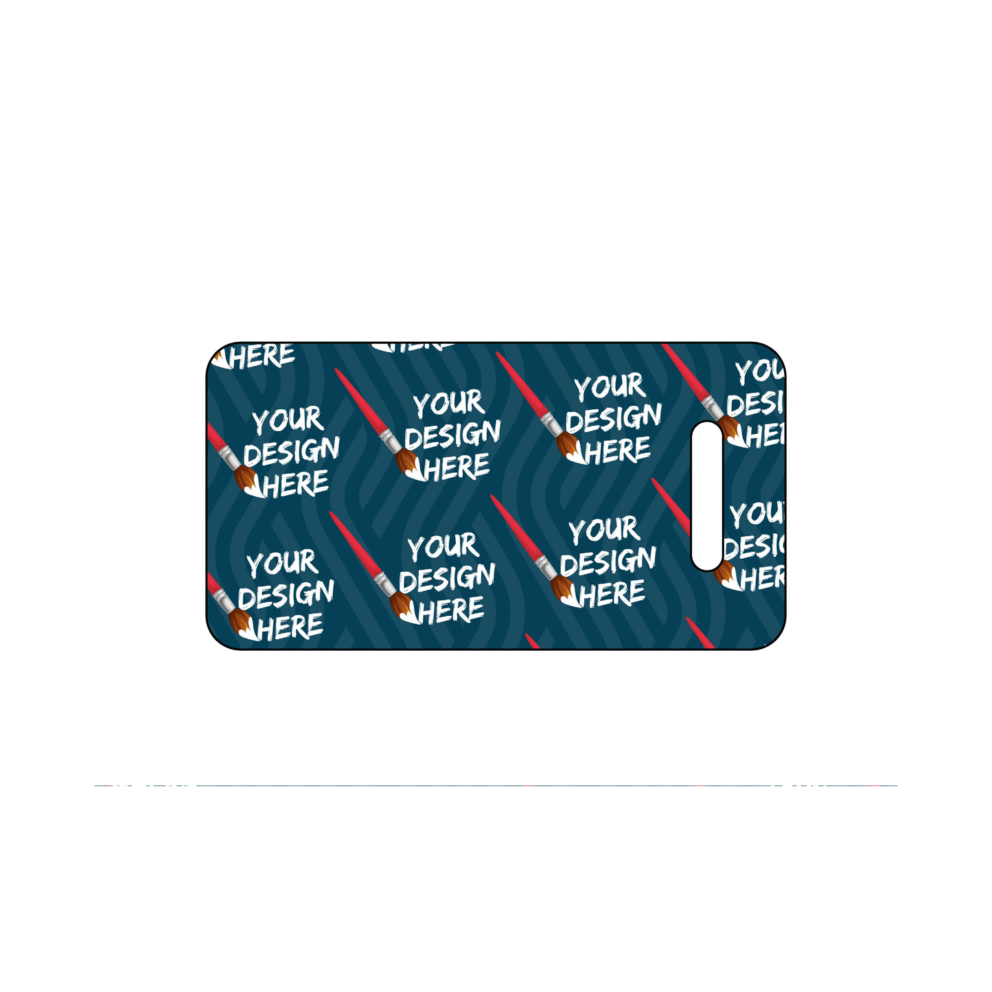 Custom Plastic 2.125" x 1.125" Key Tags