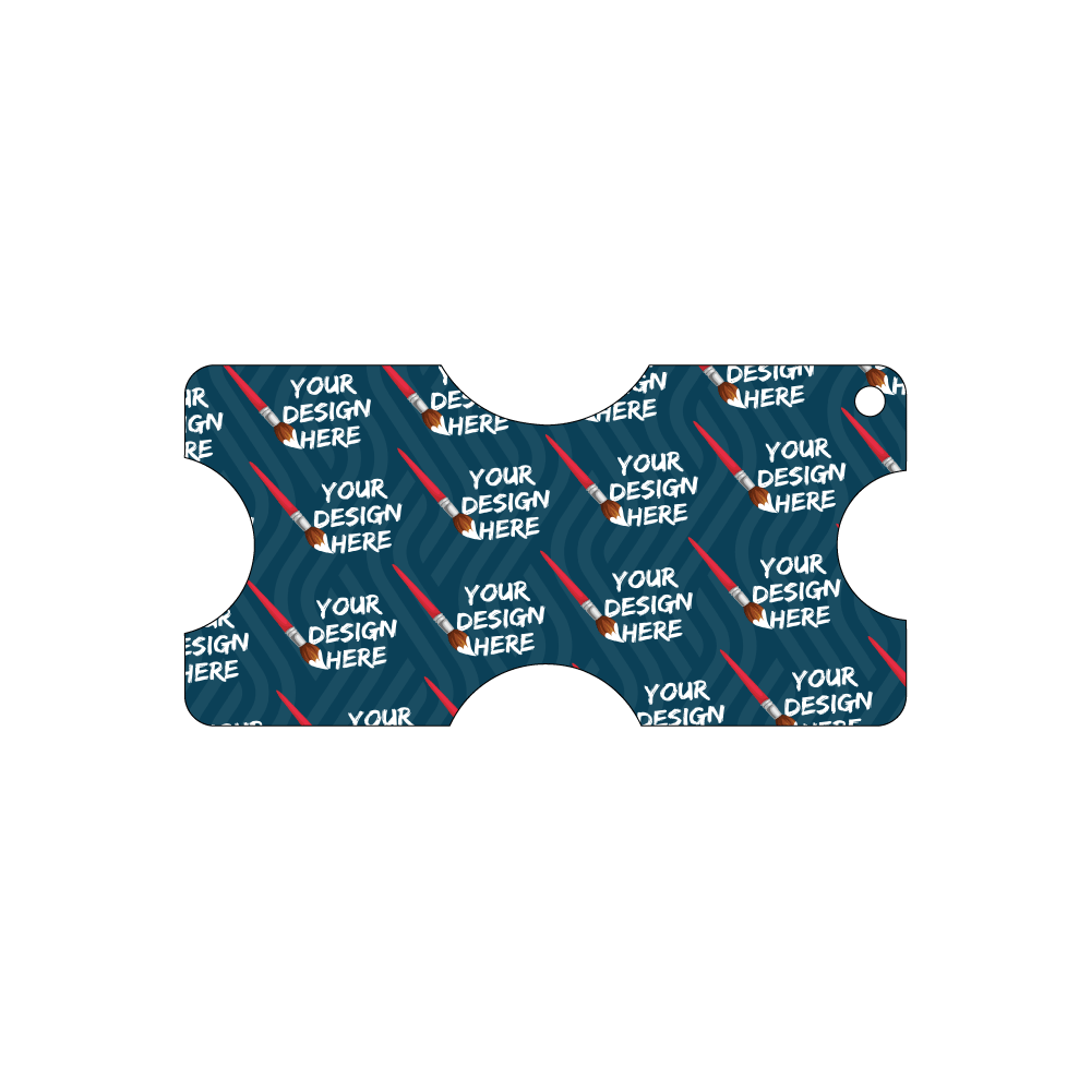 Custom Plastic 3" x 6" X-Shape Tags