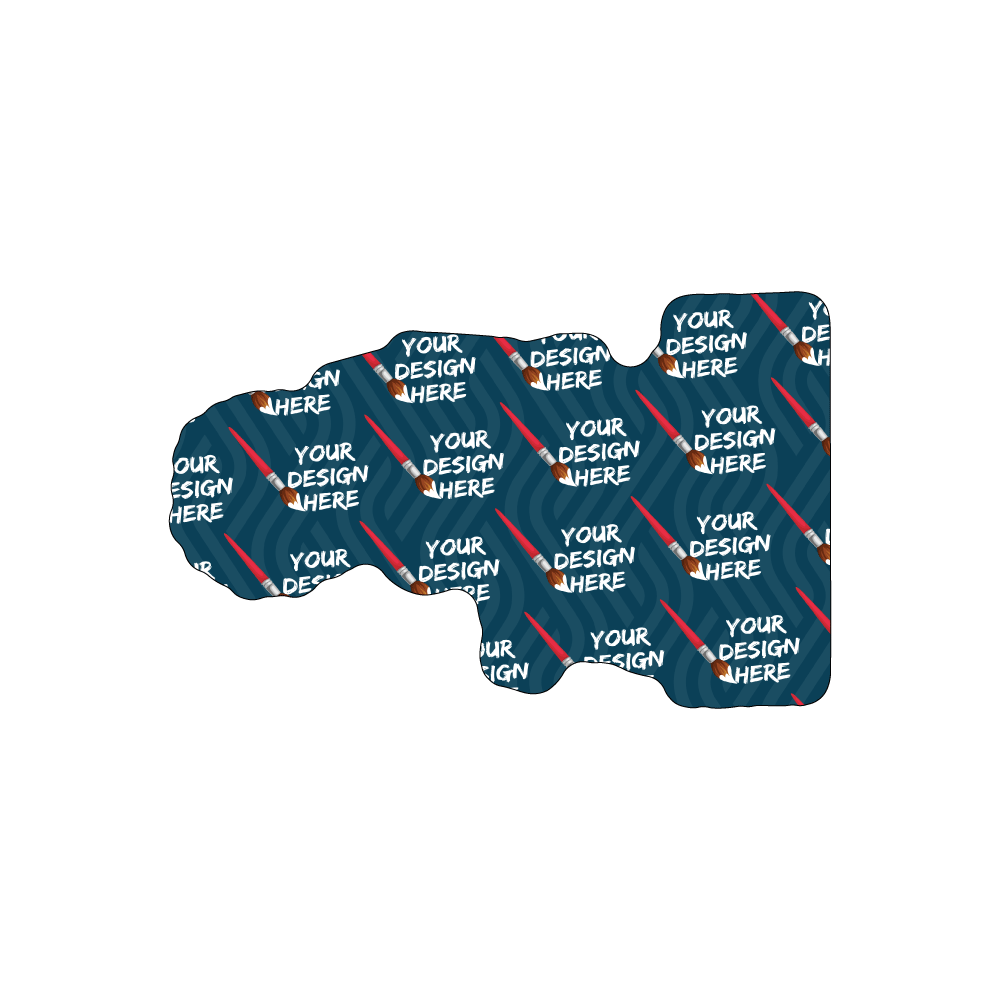 Custom Plastic 3.375" x 2.125" Statue Shape Cards