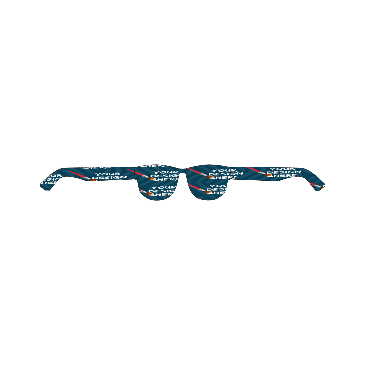 Custom Plastic 1.25" x 10" Sunglasses Cards