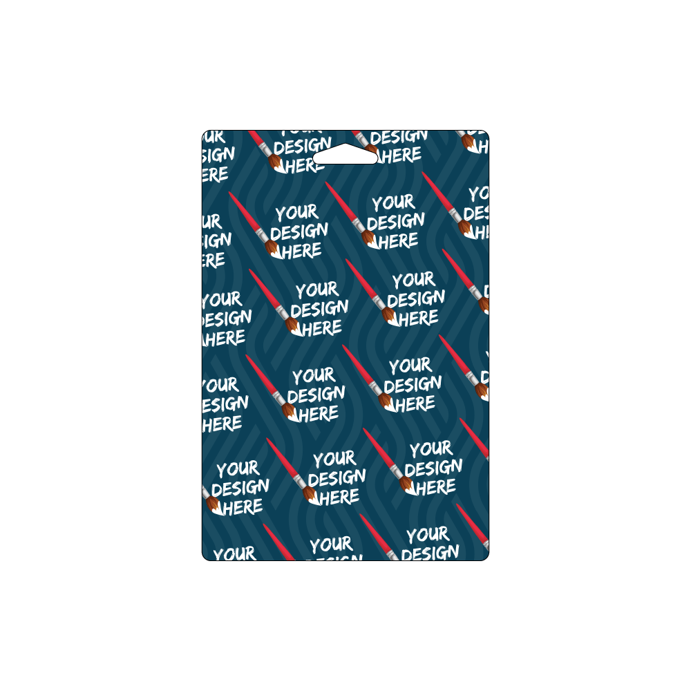 Custom Paper Hanging Gift Card Holder - No Fold, No Slits