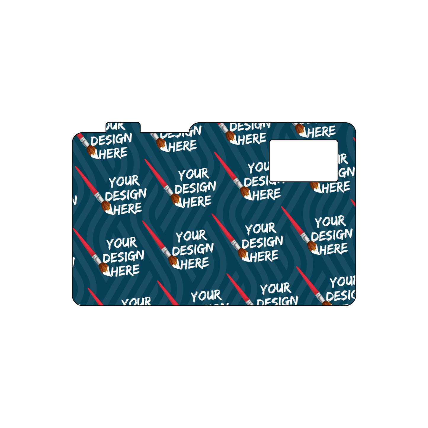 Custom Plastic 3.375" x 2.18" Camera Shape Cards