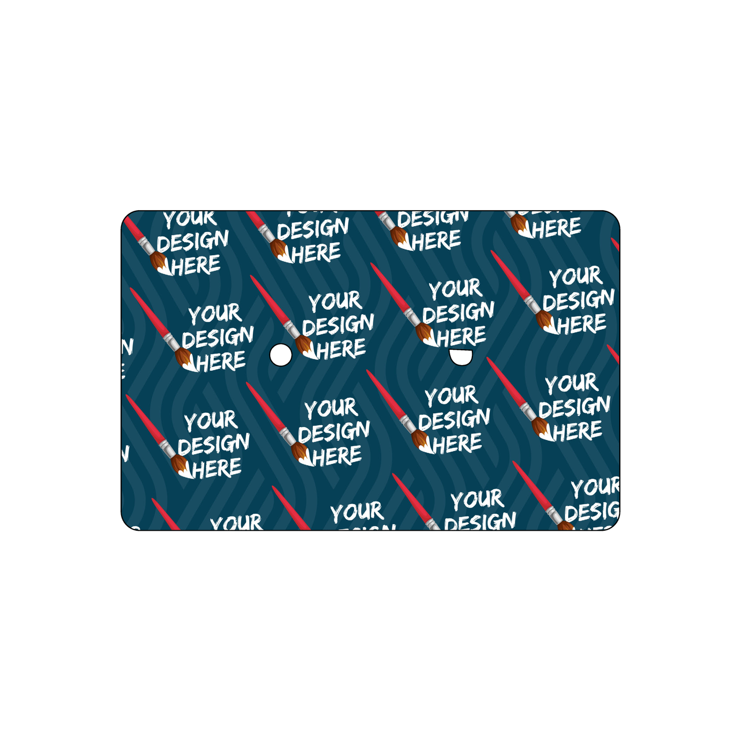 Custom Plastic 3.62" x 2.32" Cassette Tape Cards