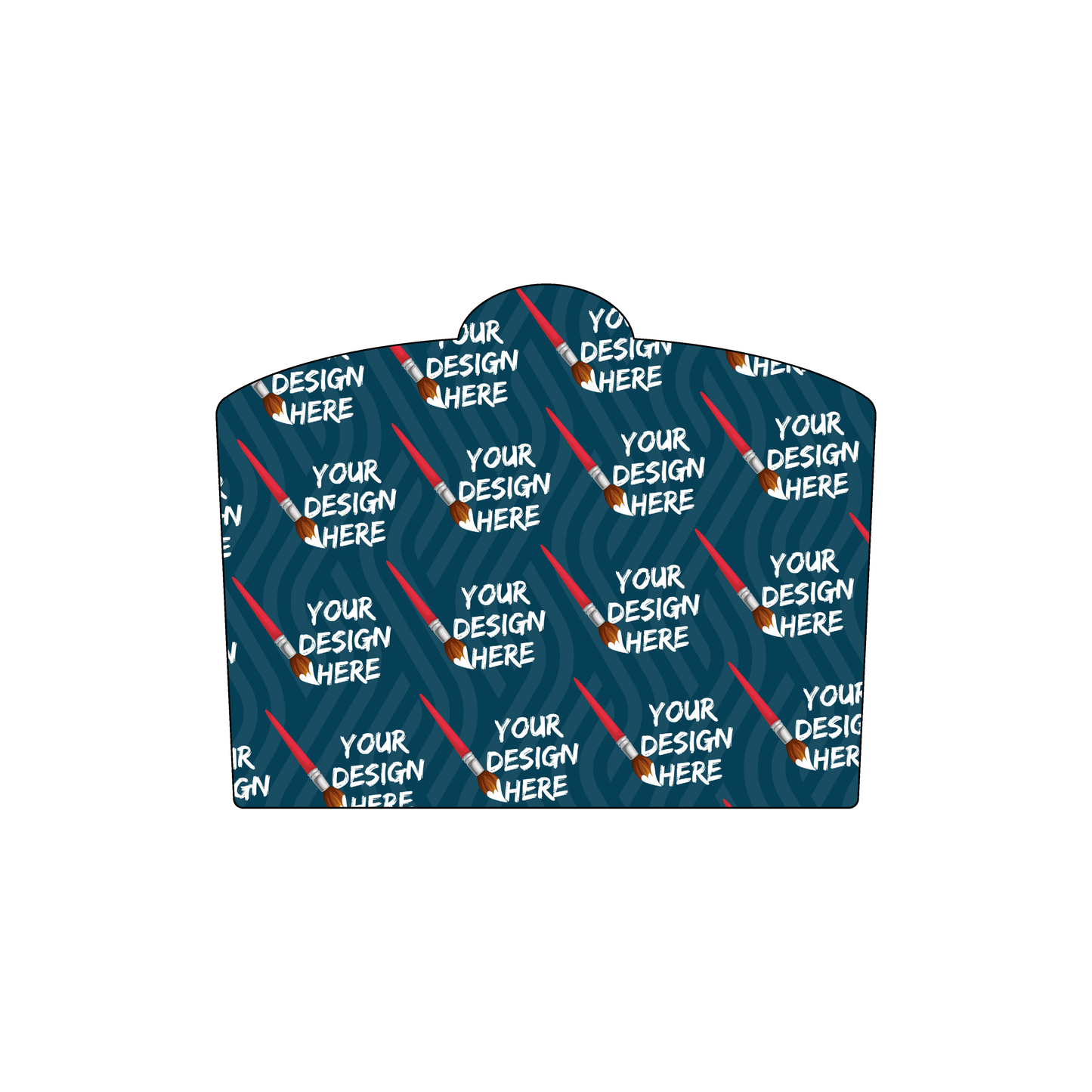 Custom Plastic 3.15" x 2.5" Bump Cards