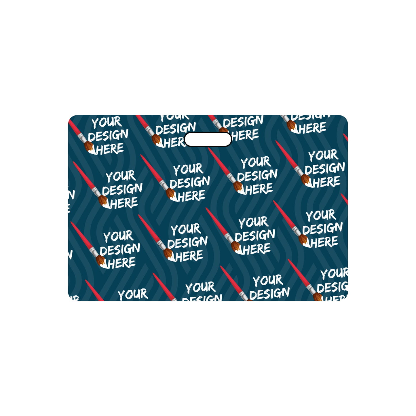 Custom Plastic 3.599" x 2.389" Horizontal Badges