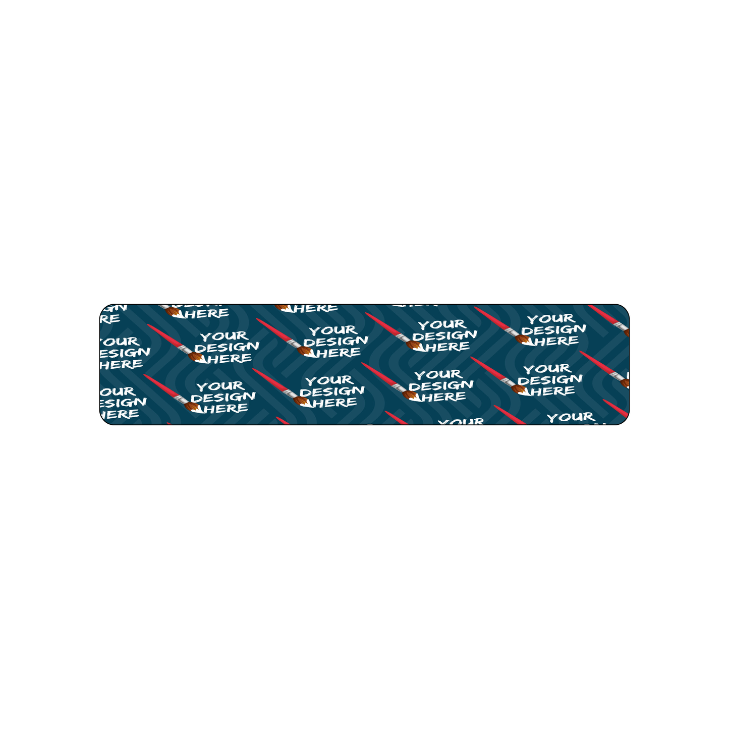 Custom Plastic 5.5" x 1.25" Narrow Bookmarks