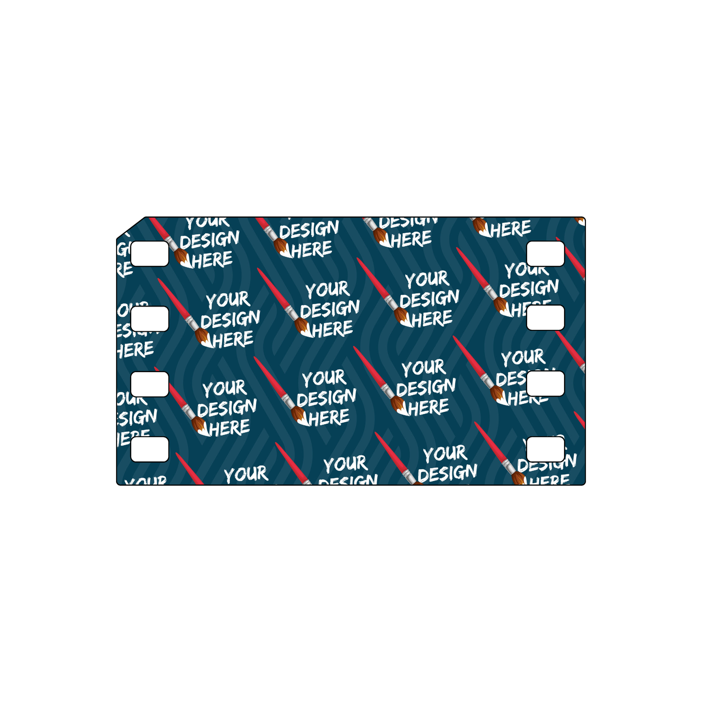 Custom Plastic 3.5" x 2" Film Strip Cards