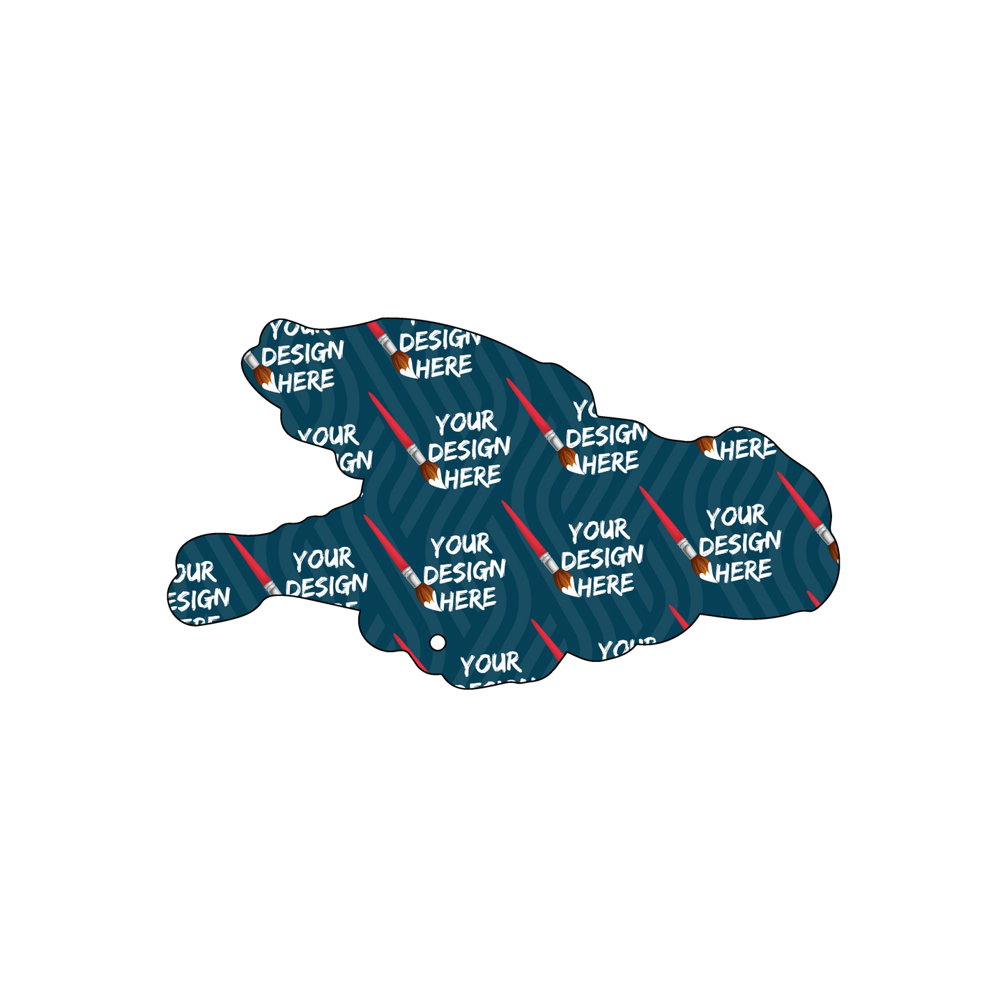 Custom Plastic 3.48" x 1.92" Dragon Shape Cards