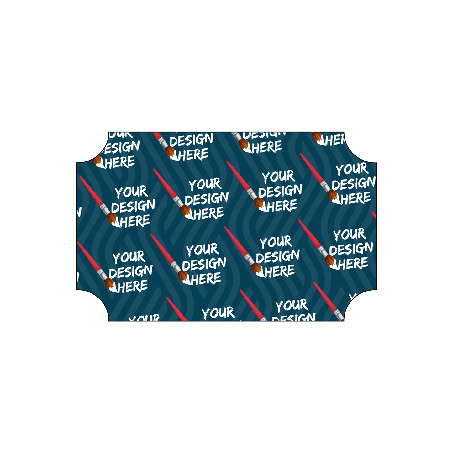 Custom Plastic 3.375" x 2.125" Elegant Cards