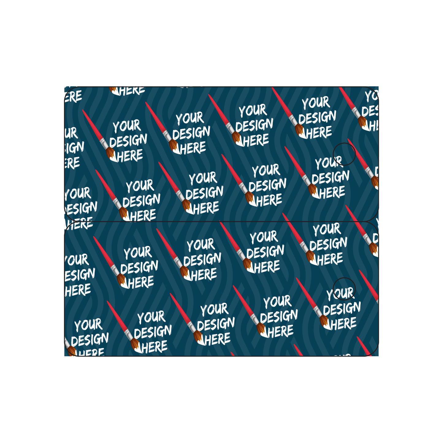 Custom Plastic 2.625" x 2.25" Two Punch-Out Key Tag Combo