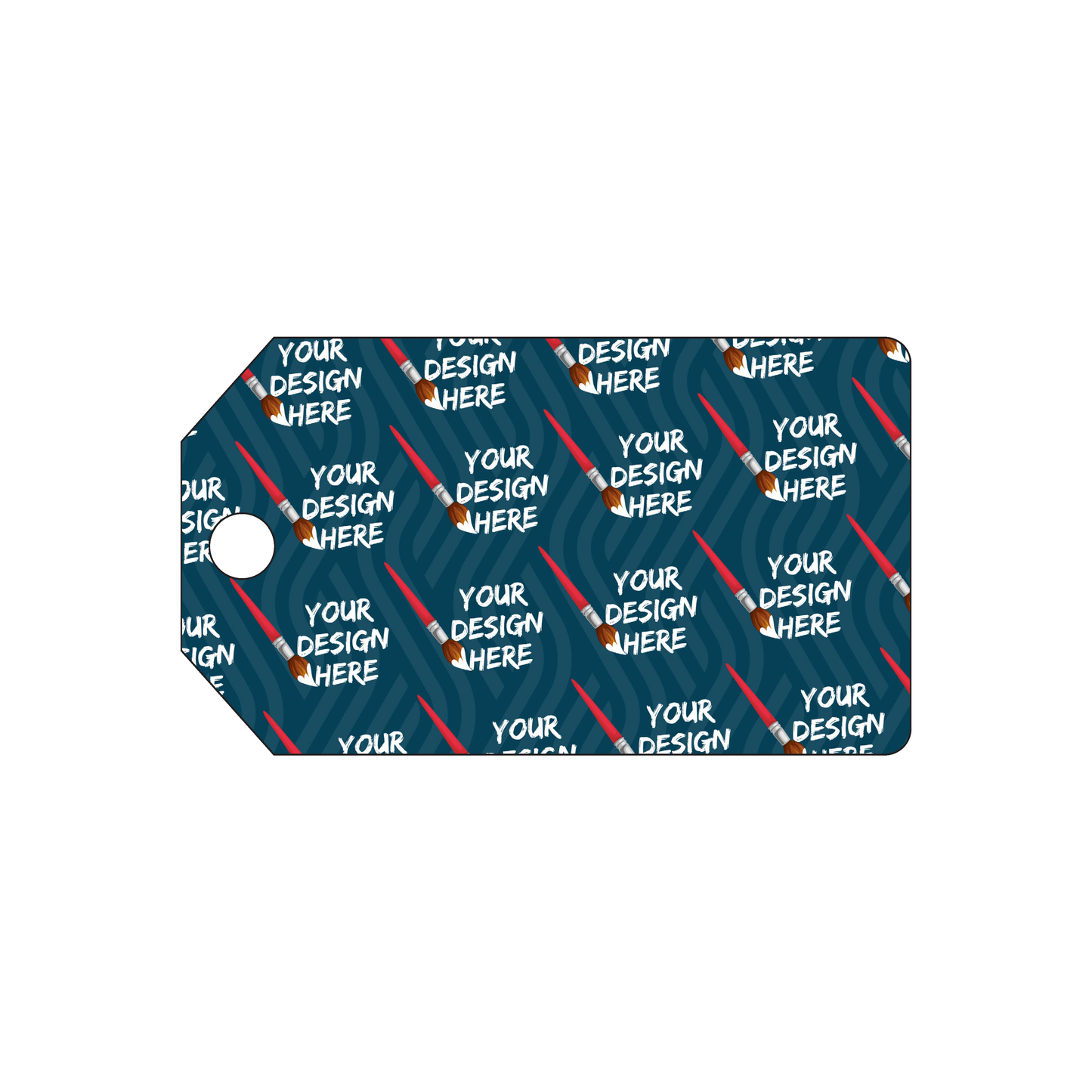 Custom Plastic 3.5" x 2" Price Tags