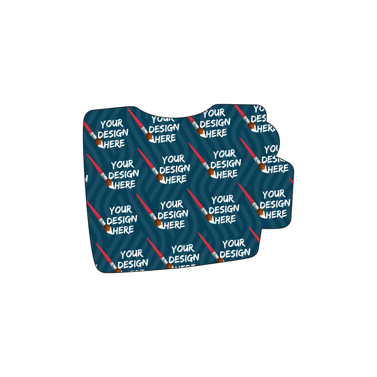 Custom Plastic 2.5" x 2" Viewfinder Shape Cards