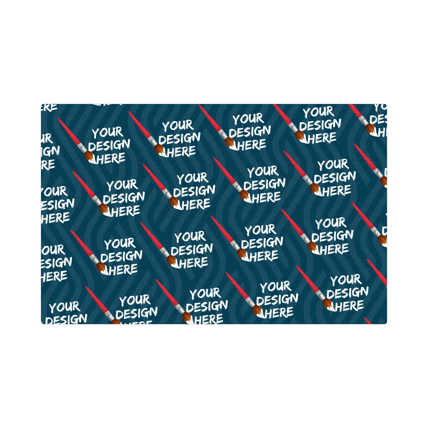 Custom Plastic 40 Punch-Out Key Tag Sheet
