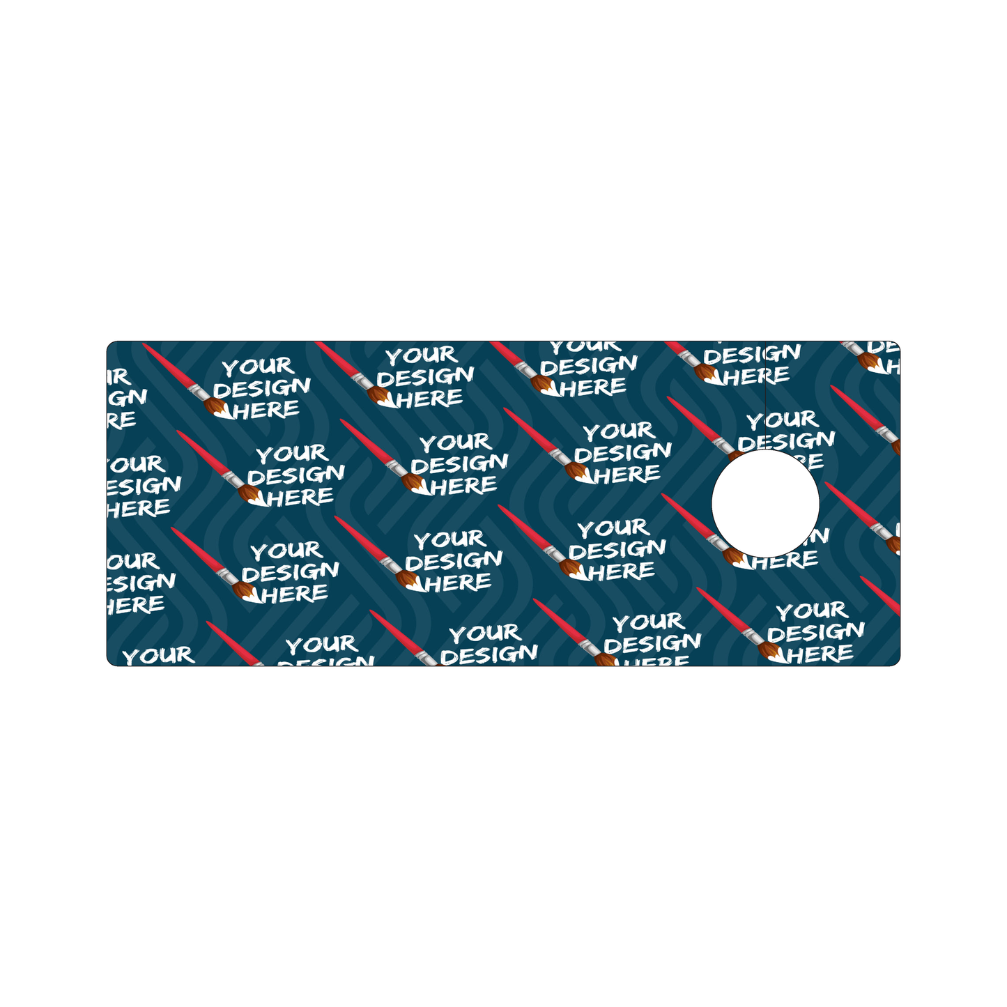 Custom Plastic 4.5" x 11" Door Hangers