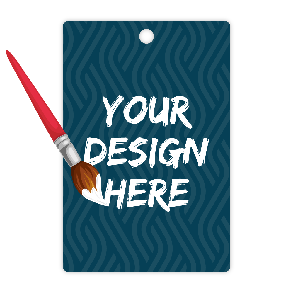 Custom Conference Badges - 4" x 6" Shape - Circle Punch