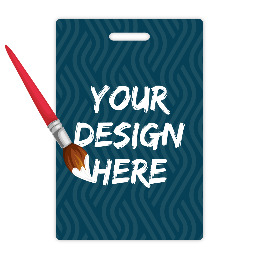 Custom ID Badges - 4" x 6" Vertical Shape