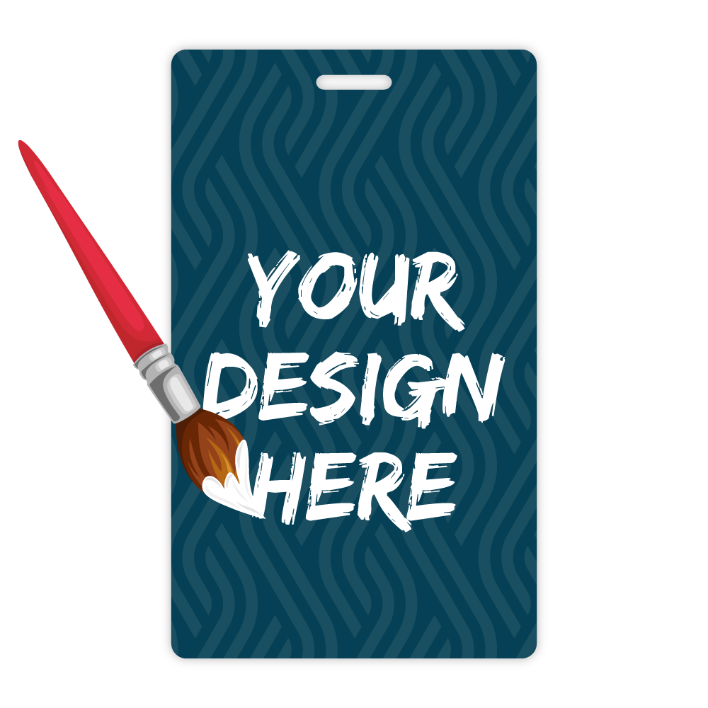 Custom Luggage Tags - 3" x 5" Shape