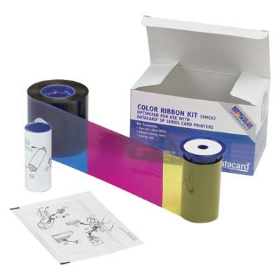 Entrust Datacard YMCKTKT Color Ribbon & Cleaning Kit - 300 Prints/Roll