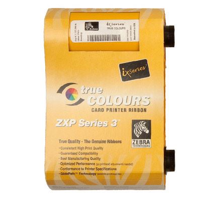 Zebra YMCKO Color Ribbon - 200 Prints/Roll
