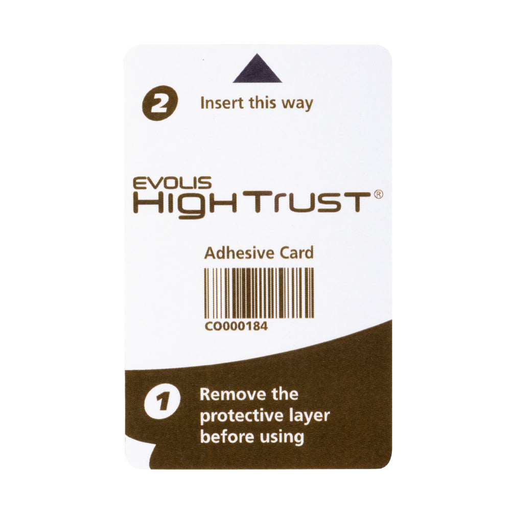 Evolis Adhesive Cleaning Cards for Zenius & Primacy - Qty 50