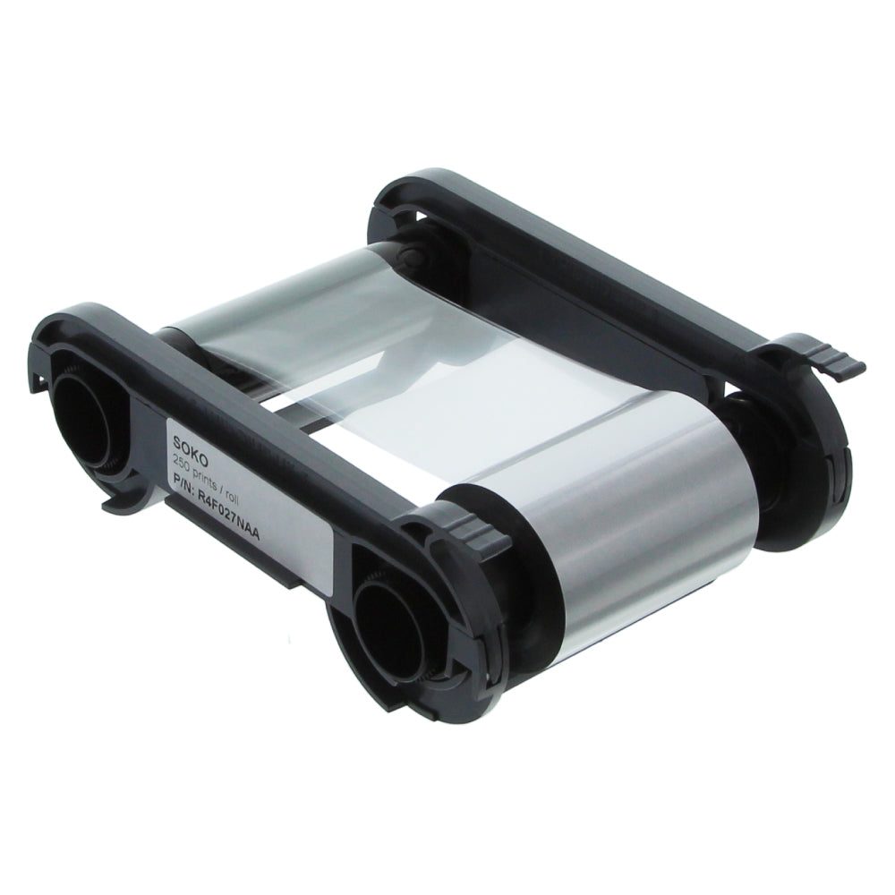 Evolis Primacy SO-KO Silver & Black Overlay Ribbon - 250 Prints/Roll