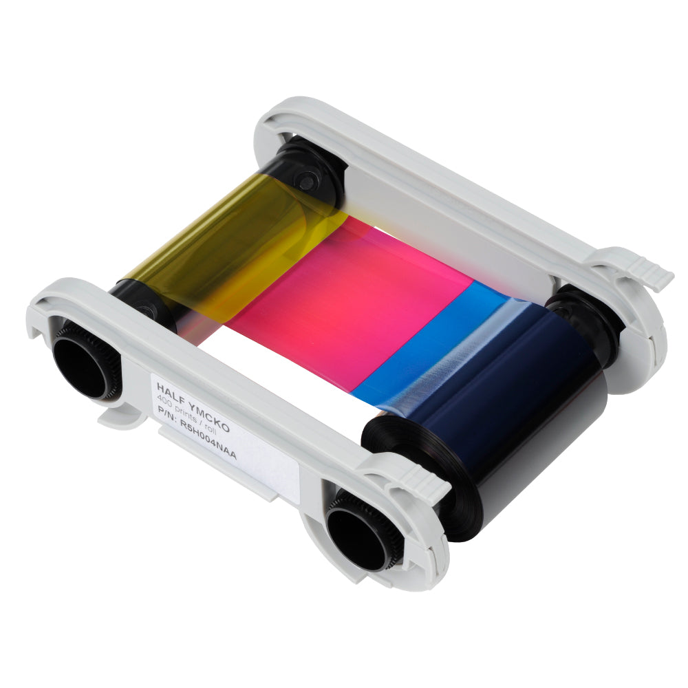 Evolis Primacy / Zenius Half-Panel YMCKO Color Ribbon - 400 Prints/Roll