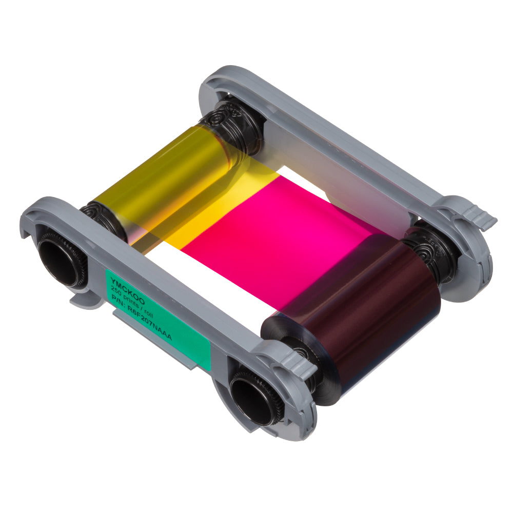 Evolis Primacy 2 YMCKOO Color Ribbon - 250 Prints/Roll