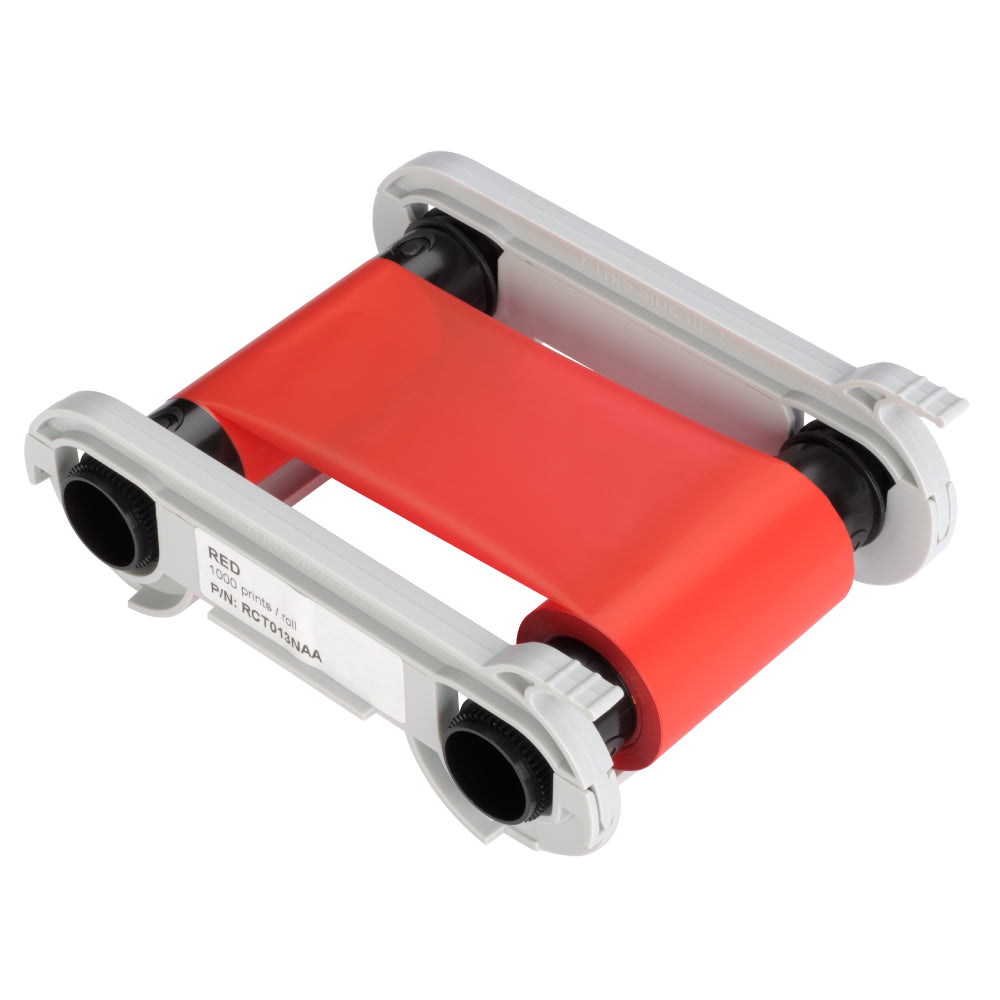 Evolis Primacy / Zenius Red Monochrome Ribbon - 1,000 Prints/Roll