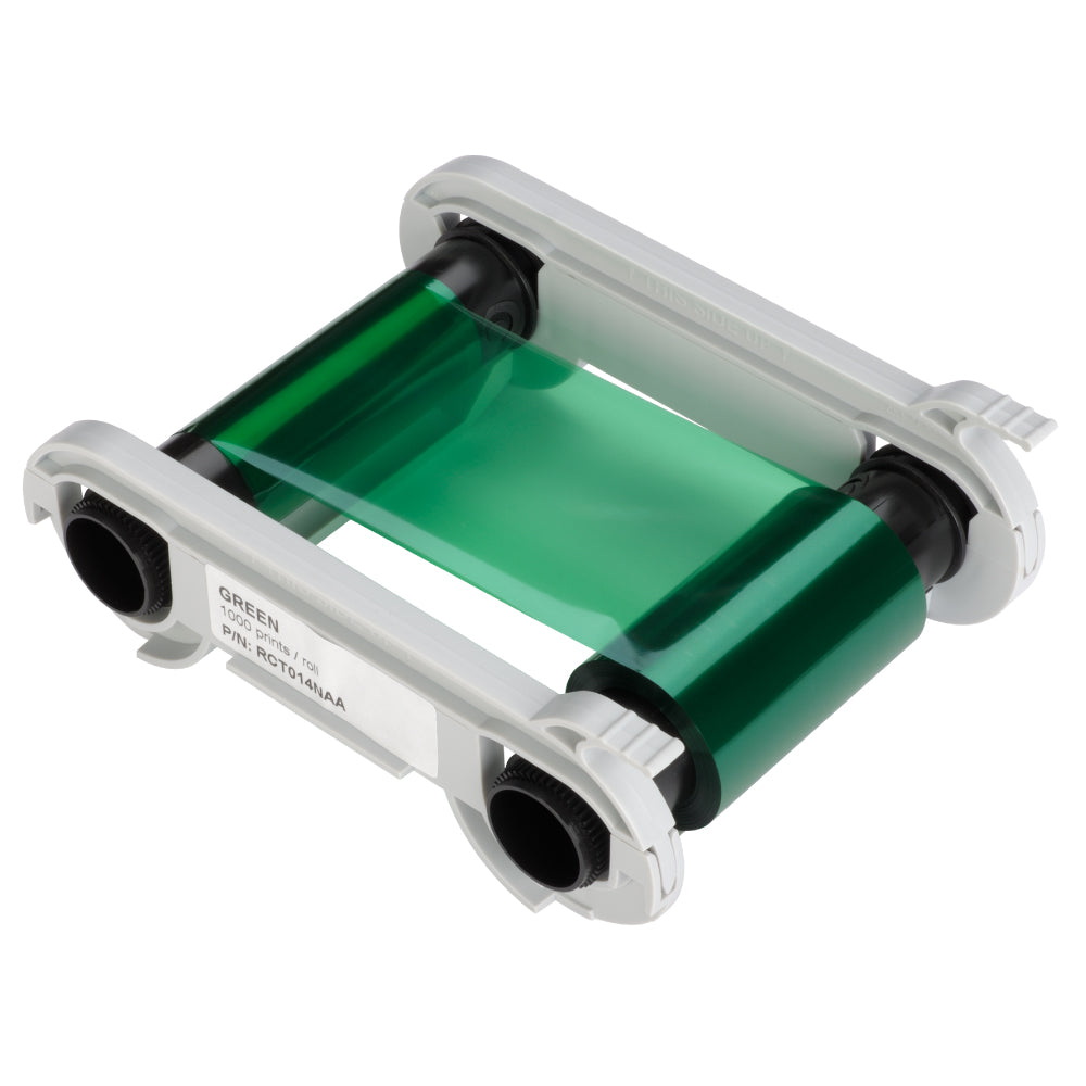 Evolis Primacy / Zenius Green Monochrome Ribbon - 1,000 Prints/Roll