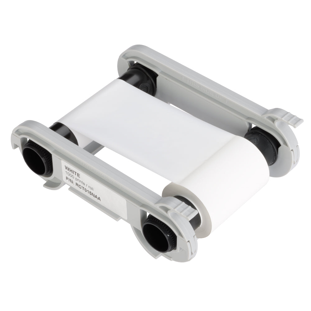 Evolis Primacy / Zenius White Monochrome Ribbon - 1,000 Prints/Roll