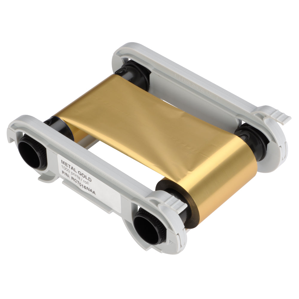 Evolis Primacy / Zenius Metallic Gold Monochrome Ribbon - 1,000 Prints/Roll