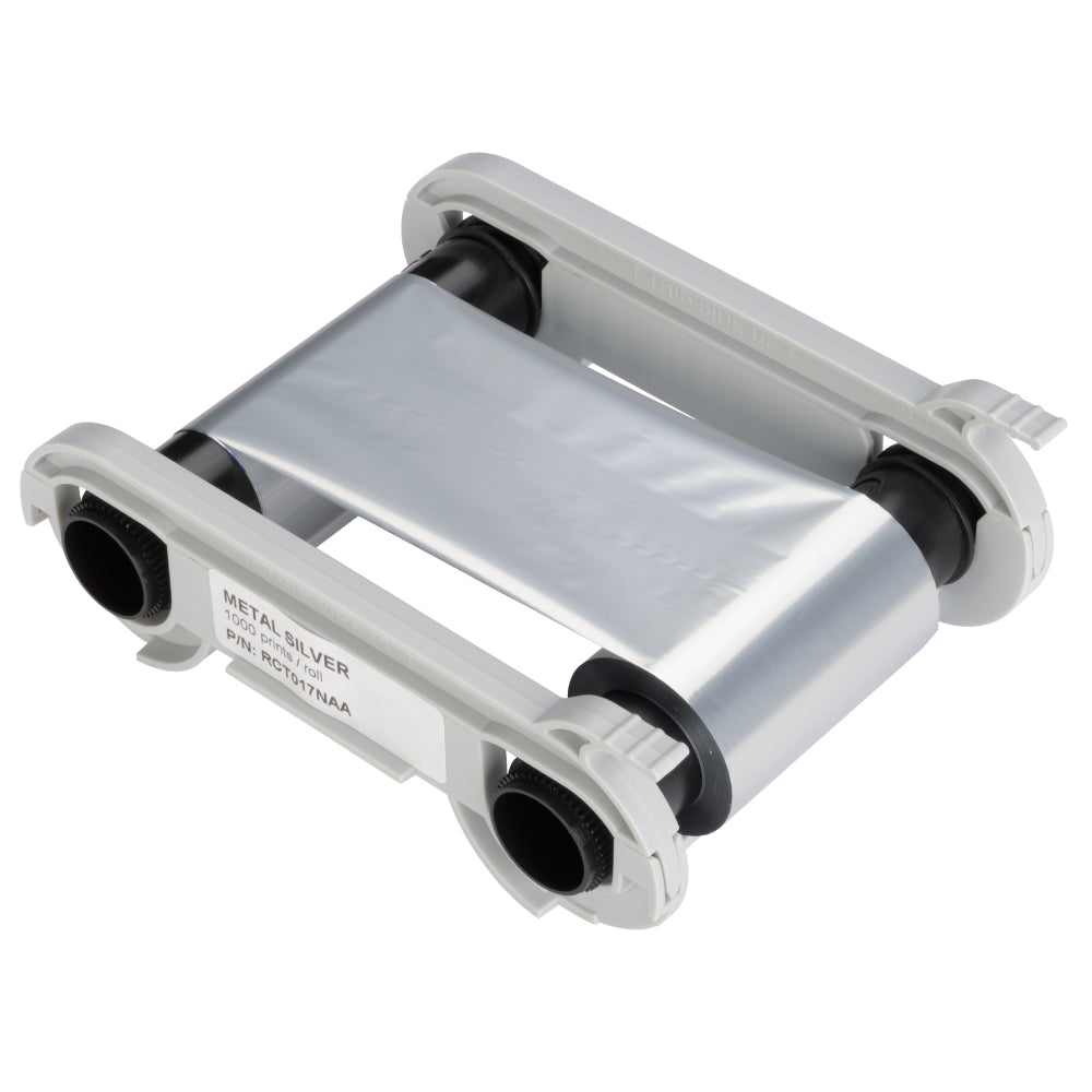 Evolis Primacy / Zenius Metallic Silver Monochrome Ribbon - 1000 Prints/Roll