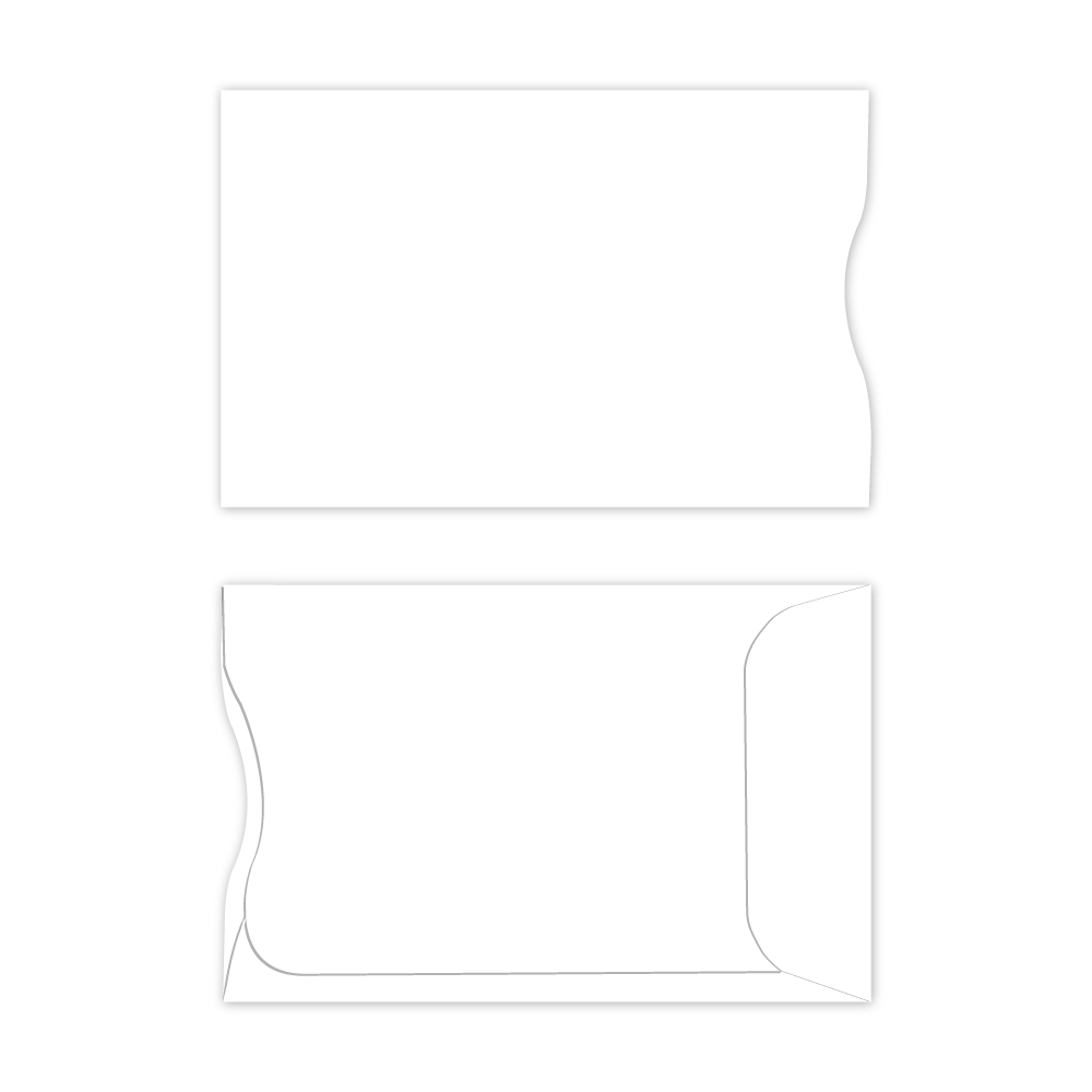 Blank Gift Card Sleeves - 50 Pack