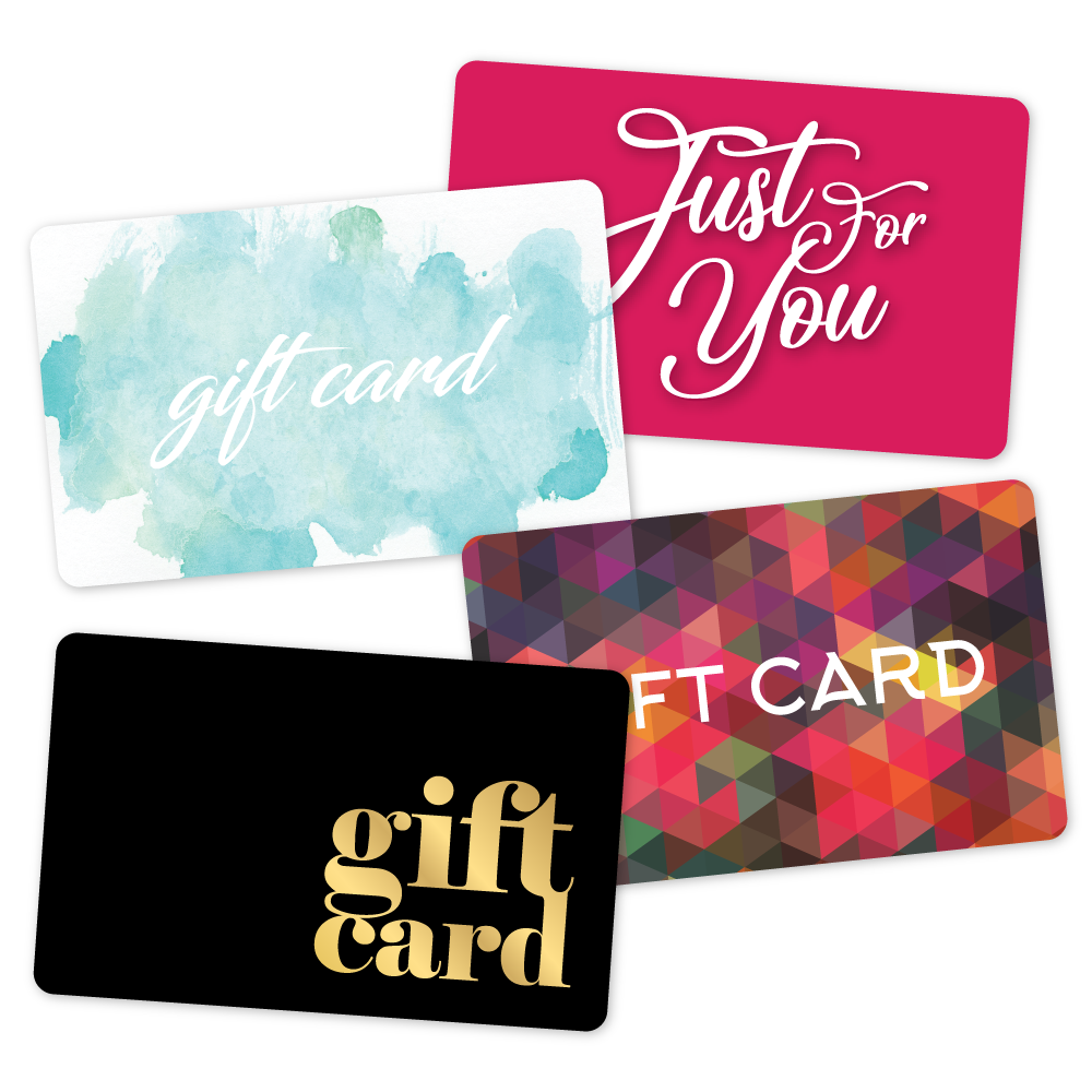 Ready to Order Gift Cards – Plastic Printers