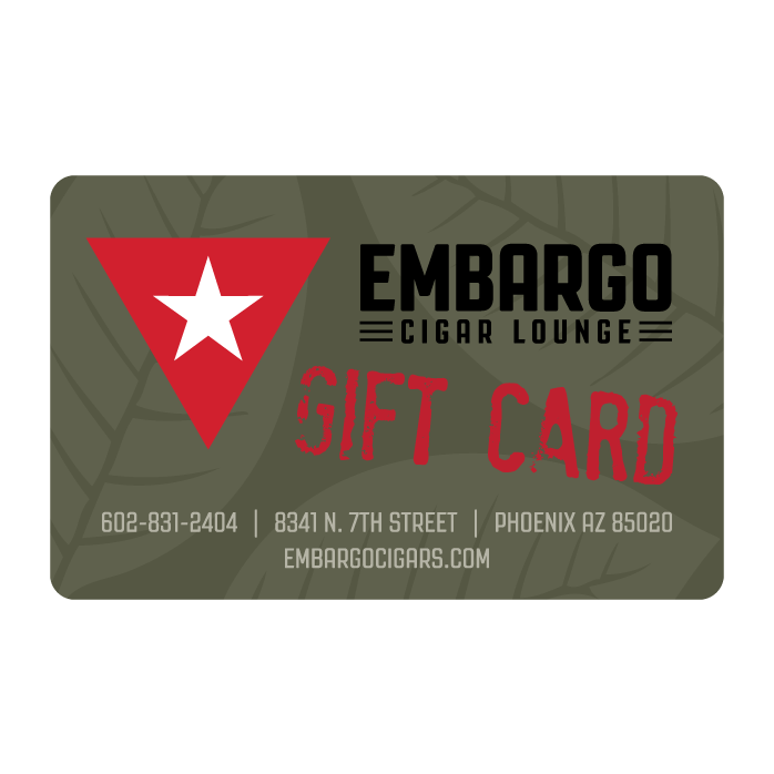 Embargo Cigar Lounge Gift Cards