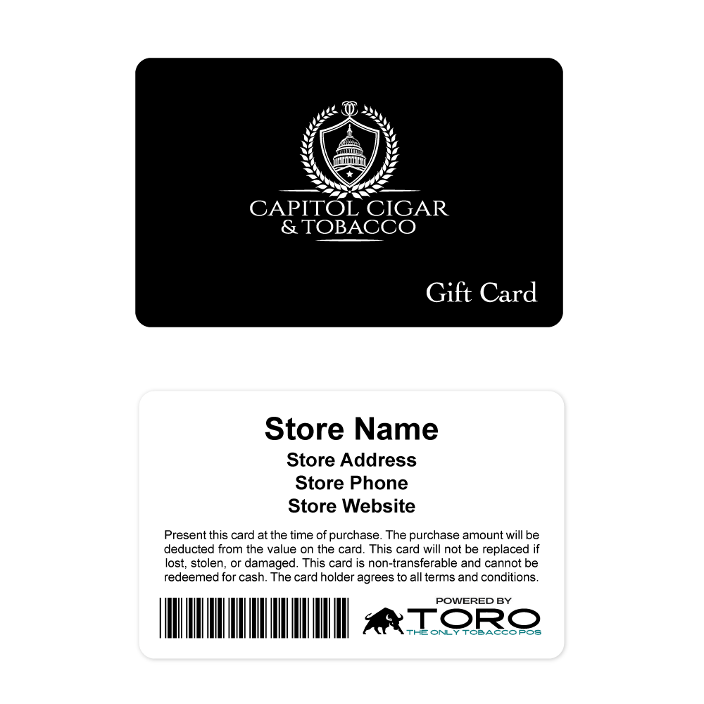 Capitol Cigar & Tobacco Gift Cards